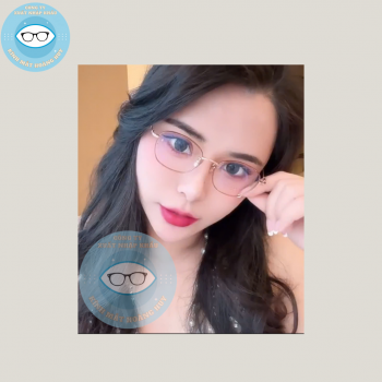 Gọng kính kim loại mã 6110